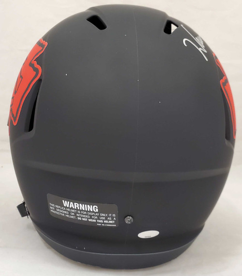 Warren Moon Autographed Kansas City Chiefs Eclipse Black Full Size Speed Replica Helmet "HOF 06" MCS Holo Stock #187026