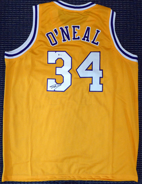 Youth Shaquille O'Neal Jersey | Los Angeles Lakers Mitchell & Ness Throwback Gold, Yth S / Gold