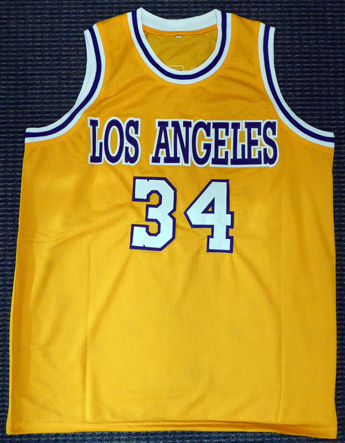 Mitchell & Ness NBA Swingman Los Angeles Lakers 99 Shaquille O'Neal Men's  Jersey Yellow SMJYGS18179-ALLTGD99SON