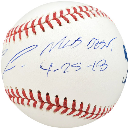 Atlanta Braves Ronald Acuna Jr. Autographed White Majestic Cool
