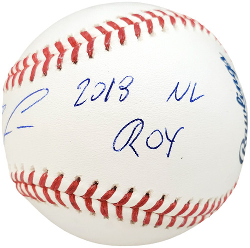 Ronald Acuna Jr. Autographed 2018 NL ROY Braves Blue Replica Jersey