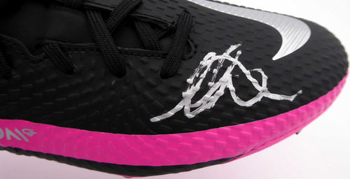 Mason Mount Autographed Blue & Pink Nike Phantom Cleat Shoe Chelsea F.C. Size 9 Beckett BAS #K06434