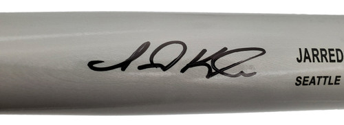 Jarred Kelenic Autographed Gray Rawlings Game Model Bat Seattle