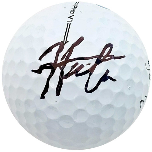 Hideki Matsuyama & Lee Elder Autographed Titleist Masters Logo Golf Ball Beckett BAS QR Stock #197453