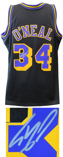 Shaquille O'Neal Men's Los Angeles Lakers Mitchell & Ness Swingman Jersey - Khaki 23 Khaki / S