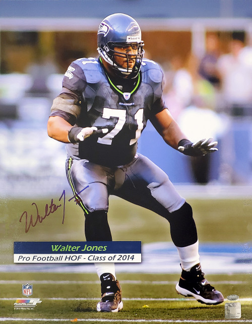 Walter Jones Autographed Framed 16x20 Photo Seattle Seahawks MCS Holo Stock  #99724