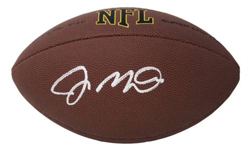 Joe Montana Signed Wilson Super Grip Full Size NFL Football - Schwartz Authentic