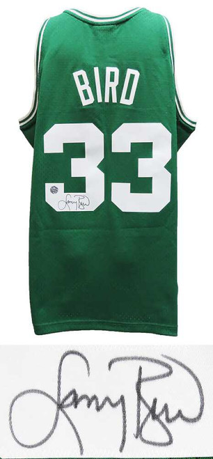 Larry Bird Signed Boston Celtics Green Mitchell & Ness Swingman Jersey – Schwartz & Bird Hologram