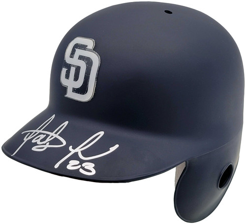 Fernando Tatis Jr. Autographed San Diego Padres Flat Matte Blue On Field Authentic Batting Helmet JSA Stock #201907