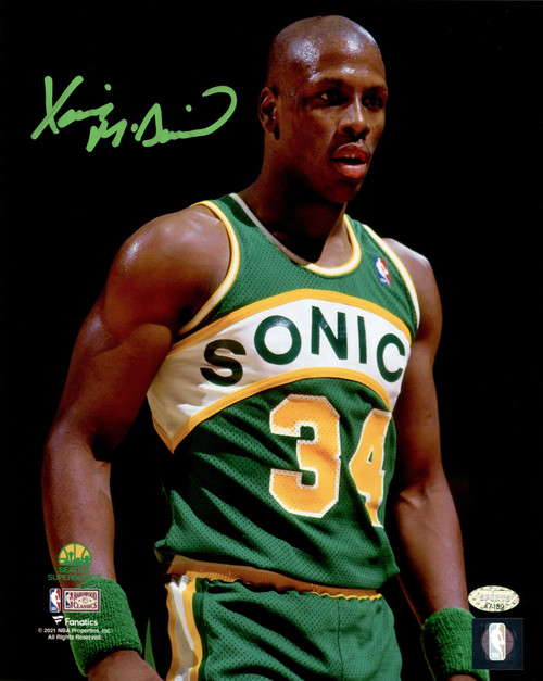 Xavier McDaniel Autographed 8x10 Photo Seattle Supersonics MCS Holo Stock #202455