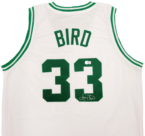 Press Pass Collectibles Celtics Larry Bird Authentic Signed Gold 75th M&N HWC Swingman Jersey BAS Wit