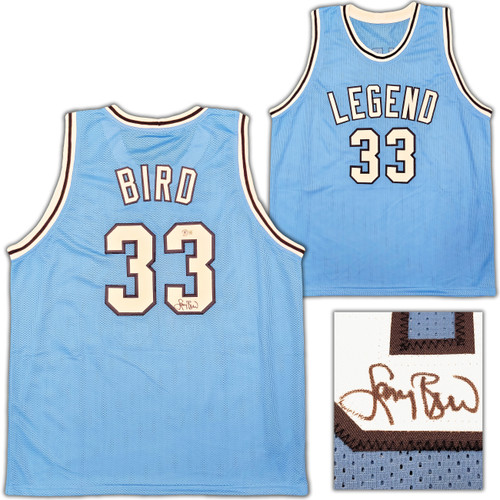 Press Pass Collectibles Larry Bird Authentic Signed 1985 White M&N HWC Swingman Jersey BAS Witnessed