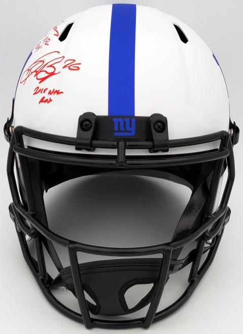 Saquon Barkley Autographed New York Giants Eclipse Replica Full-Size  Football Helmet - BAS COA