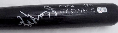 SALE!! Ken Griffey Jr. Autographed Black Louisville Slugger Swingman Game  Model Bat Seattle Mariners Beckett BAS QR Stock #206015 - Mill Creek Sports