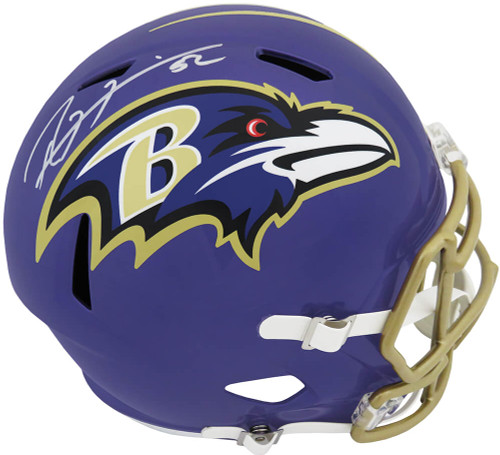 Ray Lewis Signed & Inscribed Authentic Ravens Helmet