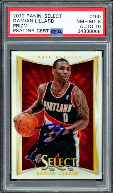 HOT国産NAB カード　PRIZM DAMIAN LILLARD ダミアン　リラード　PSA 9 MINT 2012 その他