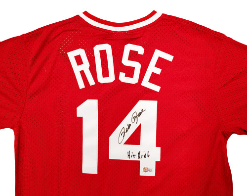 Pete Rose Autographed White Cincinnati Reds Jersey - Beautifully Matted and  Framed - Hand Signed By Rose and Certified Authentic by JSA - Includes  Certificate of Authenticity at 's Sports Collectibles Store
