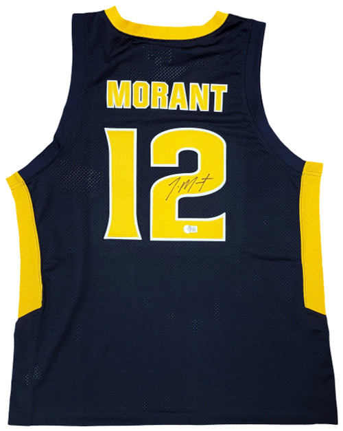 MEMPHIS GRIZZLIES JA MORANT AUTOGRAPHED LIGHT BLUE FANATICS JERSEY L JSA  207958