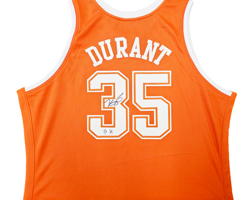 Kevin Durant Autographed Brooklyn White Authentic Basketball Jersey - BAS