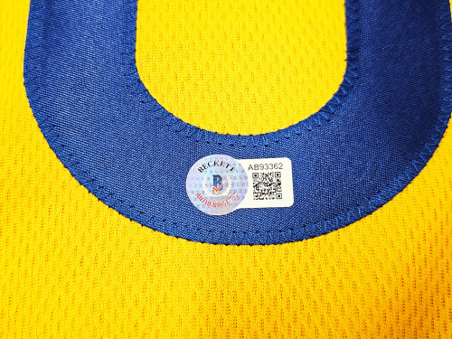 Golden State Warriors Stephen Curry Autographed Blue Nike NBA 75th  Anniversary Icon Edition Jersey Size 56 Beckett BAS QR Stock #215823
