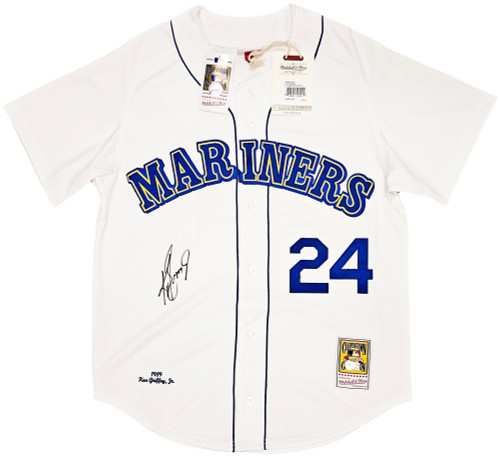 Seattle Mariners With Undershirt Ken Griffey Jr. Autographed White