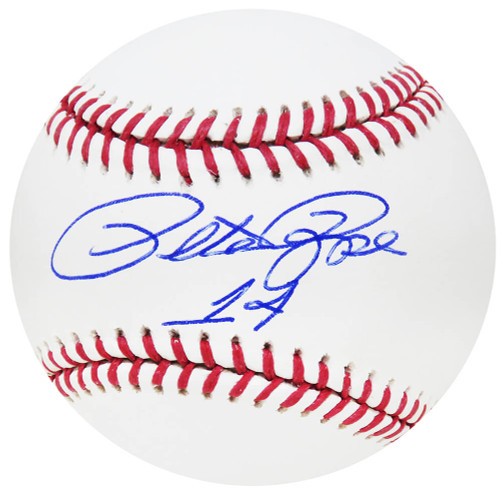 Pete Rose Autographed Signed Rawlings Major League Baseball I'm