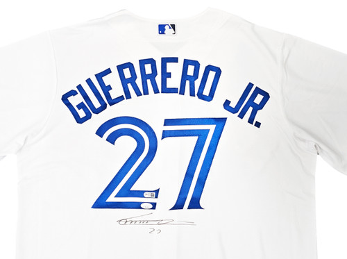 MLB Blue Jays 27 Vladimir Guerrero Jr. Black Gold Flexbase Men Jersey