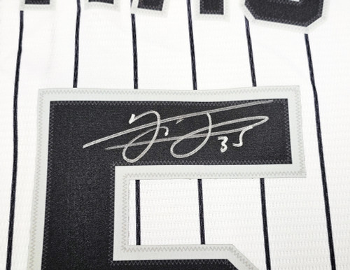 Chicago White Sox Bo Jackson Autographed White Pinstripe Nike Jersey Size  XL Beckett BAS Witness Stock #218039