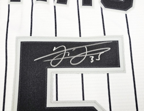 Chicago White Sox Frank Thomas Autographed White Pinstripes Nike