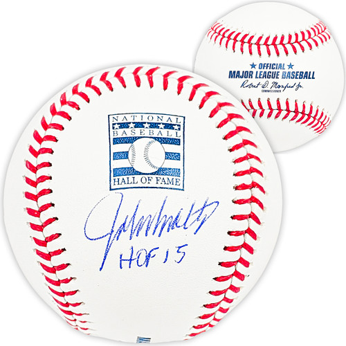 Dave Winfield Autographed Official Hall of Fame HOF Logo Baseball New York  Yankees Beckett BAS QR Stock #220374