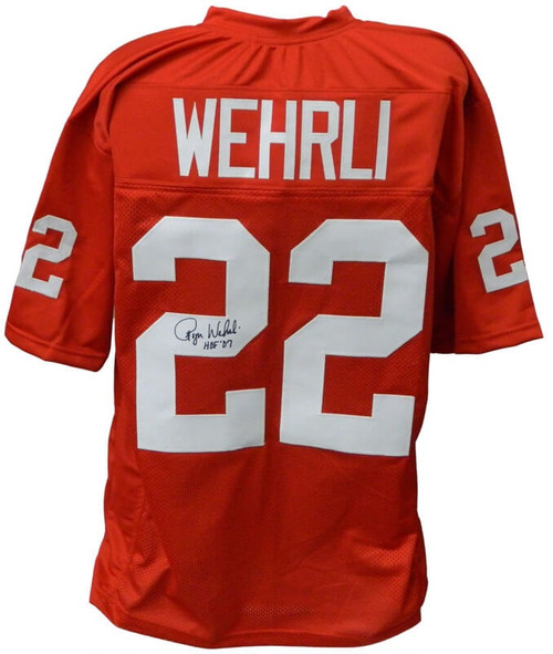 Arizona Cardinals Roger Wehrli Signed Red Throwback Jersey w/HOF'07 -  Schwartz Authenticated