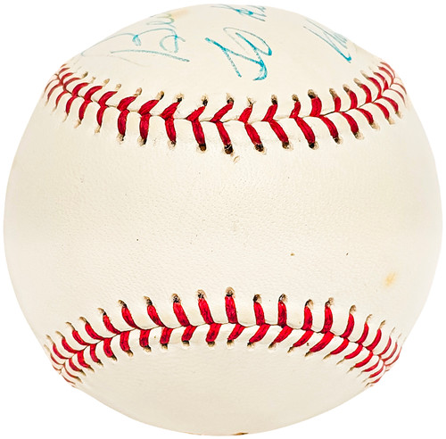 Charlie Grimm Autographed Official Little League Baseball Atlanta Braves,  Chicago Cubs Vintage Signature Beckett BAS #BH038050 - Mill Creek Sports