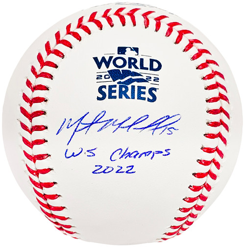 Alex Bregman Autographed Official 2022 World Series Logo MLB