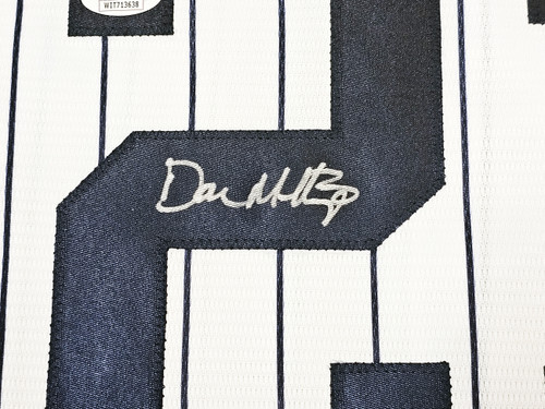 New York Yankees Don Mattingly Autographed White Pinstripe Nike Jersey Size  L JSA Stock #217969