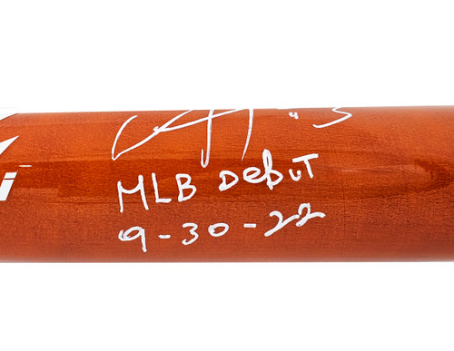 Joey Bart Autographed Orange Marucci Game Model Bat San Francisco