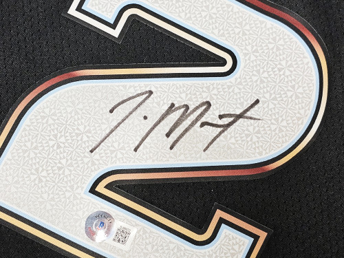 Memphis Grizzlies Ja Morant Autographed Dark Blue Nike Icon Edition Swingman  Jersey Size 52 Beckett BAS QR Stock #218579