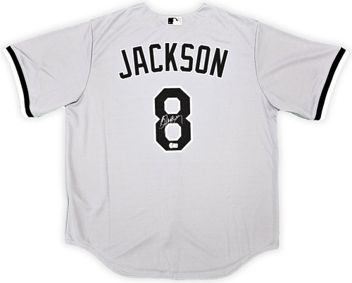 Chicago White Sox Bo Jackson Autographed Gray Nike Jersey Size L