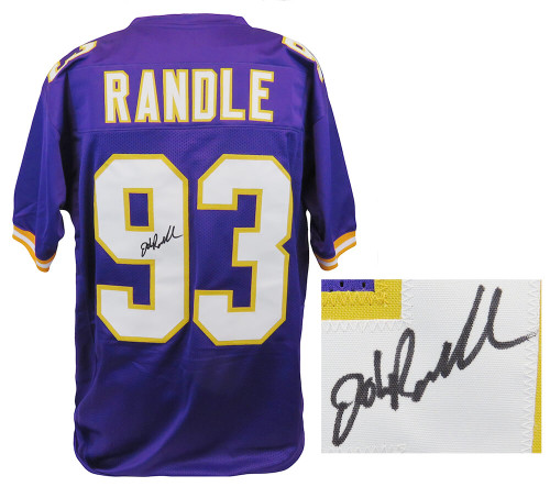 Minnesota Vikings John Randle Signed Purple Throwback Jersey - Schwartz Authenticated