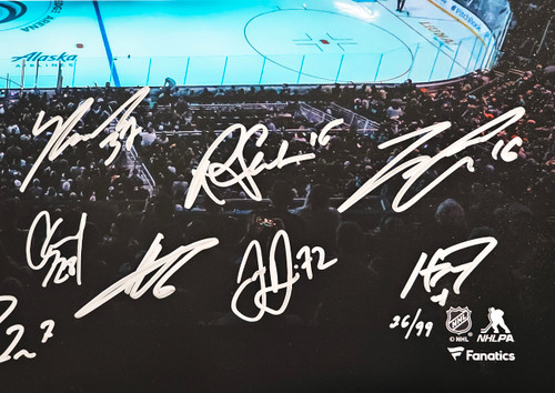 Vegas Golden Knights Multi-Signed Fanatics Authentic 2023 Stanley Cup  Champions 16 x 20 Team Photograph with Multiple Signatures