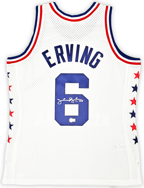 julius erving Dr. J mitchell and ness new york nets aba throwback jersey