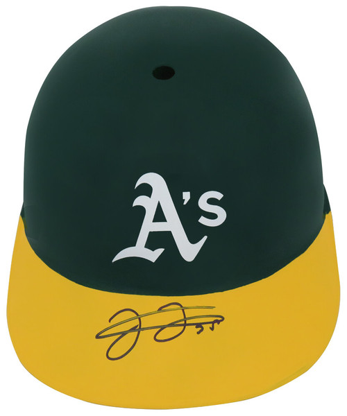 Frank Thomas Autographed Oakland Custom Yellow Baseball Jersey - BAS