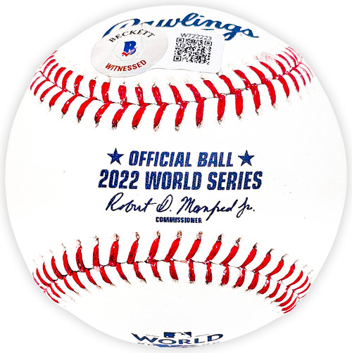 Yordan Alvarez Autographed Official 2022 All Star Game Logo MLB Game  Baseball Houston Astros Beckett BAS Witness Stock #220460