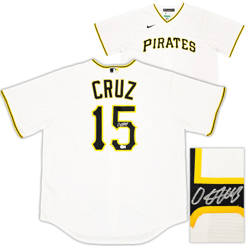Pittsburgh Pirates Oneil Cruz Autographed Black Nike Jersey Size