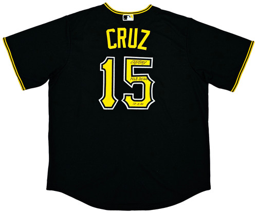 Pittsburgh Pirates Oneil Cruz Autographed White Nike Jersey Size