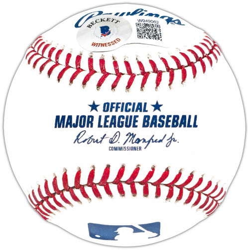 Marcus Semien Autographed Official MLB Baseball Texas Rangers Beckett BAS Witness