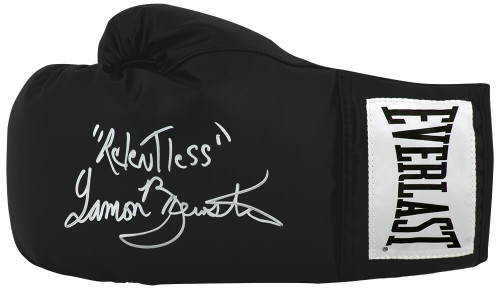 James 'Bonecrusher' Smith Signed Everlast Boxing Glove (Schwartz)