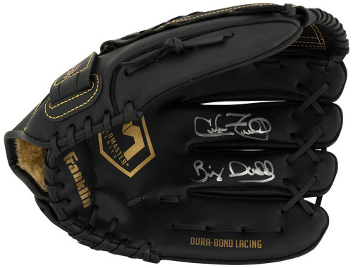 Cecil Fielder Signed Franklin Fieldmaster Black Baseball Fielders Glove w/Big Daddy - Schwartz Authenticated