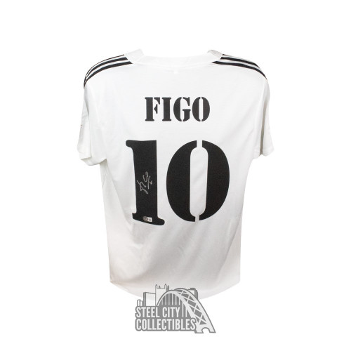 Luis Figo Autographed Real Madrid Soccer Jersey - BAS