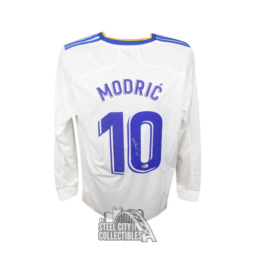 Luka Modric Autographed Real Madrid Adidas Soccer Jersey - BAS (Long Sleeve)