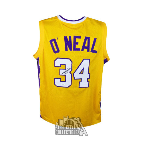 Shaquille O'Neal Autographed Los Angeles Custom Basketball Jersey - JSA COA